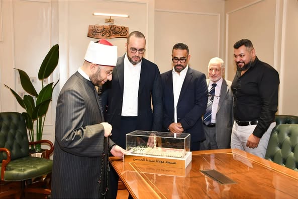 استقبال وزير الاوقاف لوفد مؤسسة مساجد